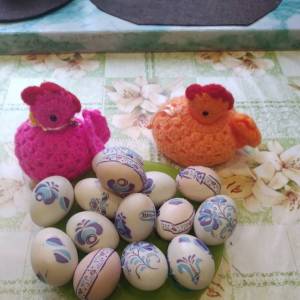 Мастер-класс по окрашиванию яиц «Пасхальные яйца — гжель», выполненные в технике «декупаж» с применением салфеток