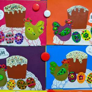 Детский мастер-класс по изготовлению Пасхальной открытки