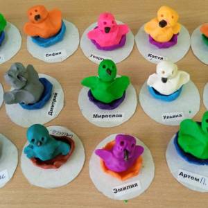 Конспект занятия по лепке «Птичка» для младшего дошкольного возраста