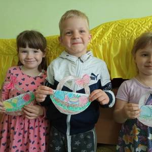 Конспект ОД по конструированию открытки-качалки из бумаги с элементами рисования «Пасхальная корзинка» в средней группе