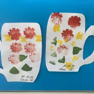 «Бокал для чая». Конспект занятия по рисованию-оттиск печатками от картофеля во второй младшей группе