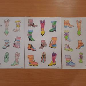 Дидактическая игра по математике «Сапожки: составь пары» для детей подготовительной к школе группы