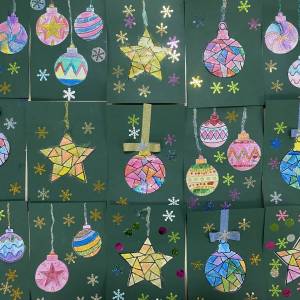 «Новогодний шар». Конспект занятия по рисованию с элементами аппликации в средней коррекционной группе