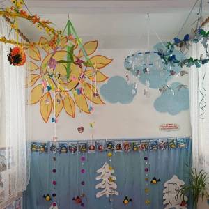 «Новый год спешит к нам в садик». Оформление пространства ДОУ