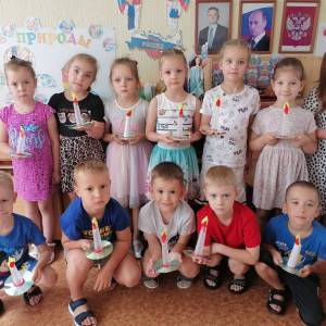 Фотоотчет «День памяти и скорби. Свеча памяти» в старшей группе