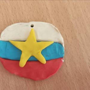 Мастер-класс по изготовлению медали из солёного теста папе ко Дню Защитника Отечества